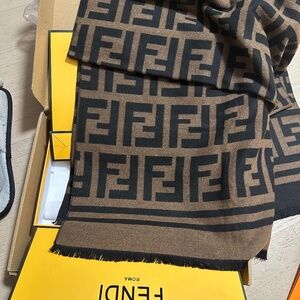Fendi cashmere scarf large